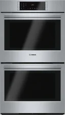 30 Inch Double Convection Electric Wall Oven with 9.2 cu. ft. Total Capacity, EcoClean™, QuietClose™, SteelTouch™, and 12 Cooking Modes