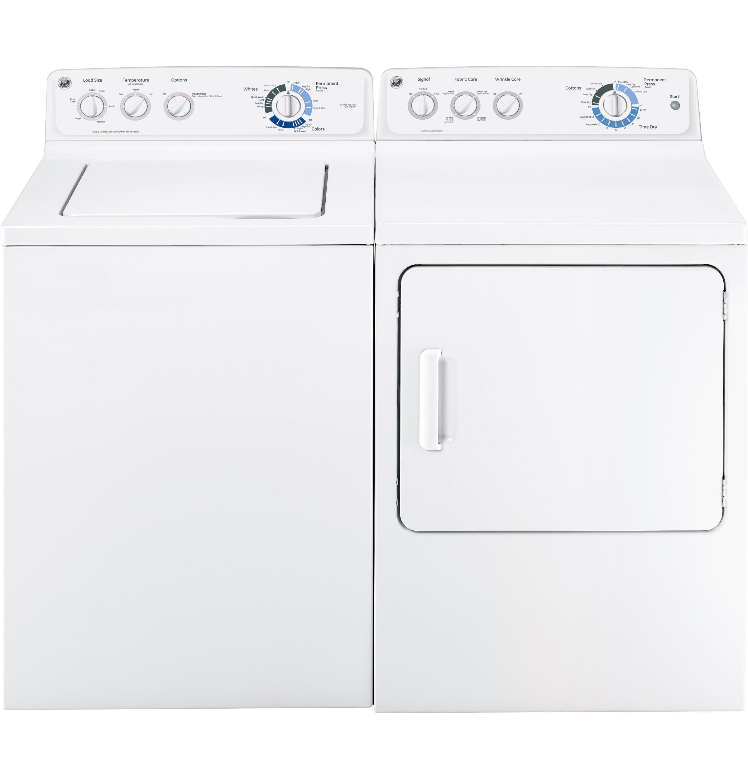 GE GTDL210GDWW White