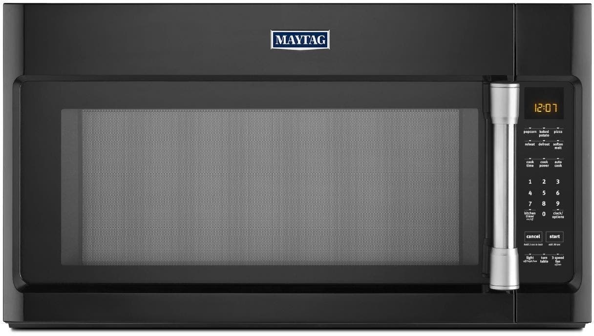 Maytag MMV4205DE Black with Stainless Steel Accents