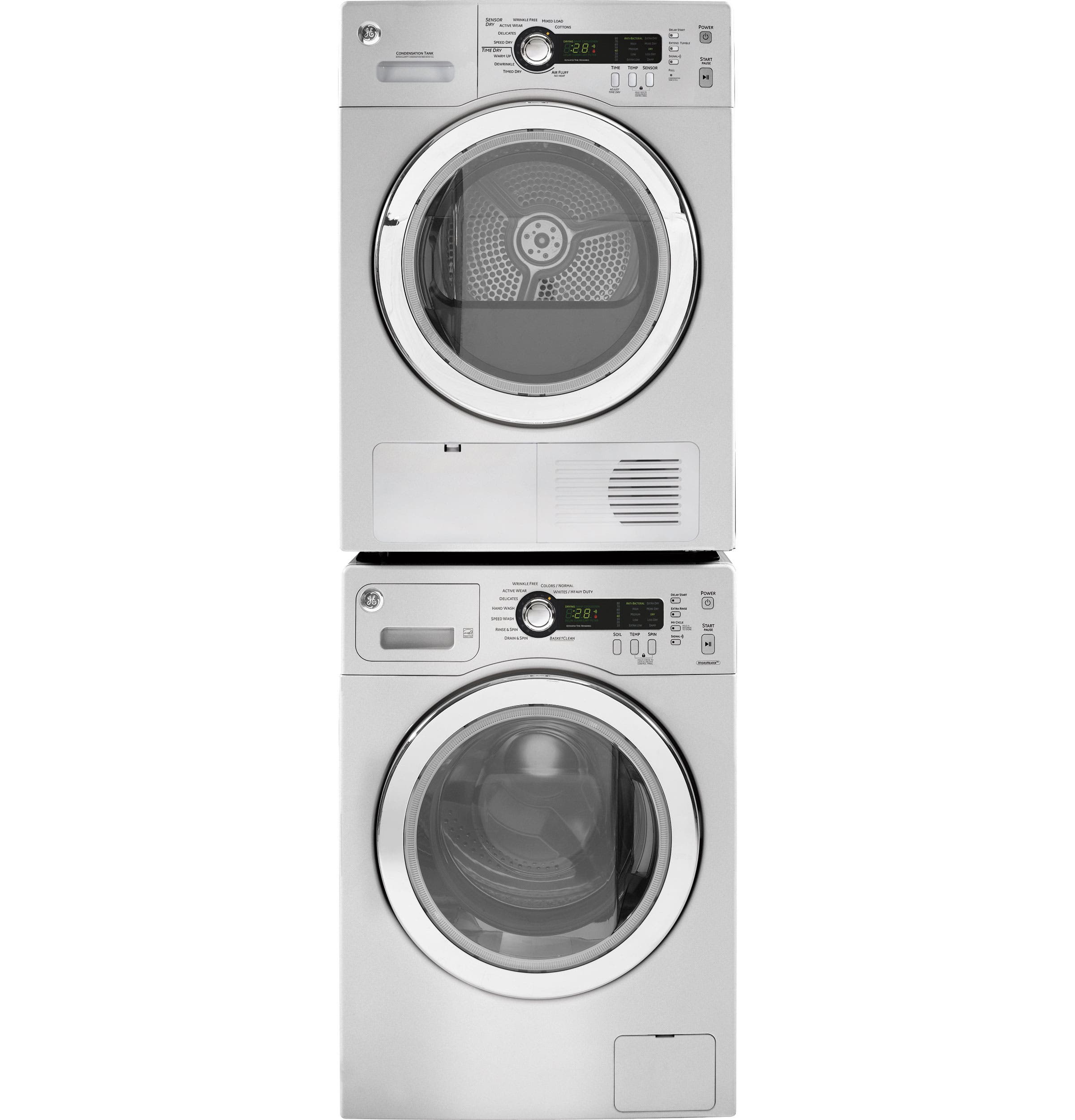 GE WCVH4815KMS Metallic Silver