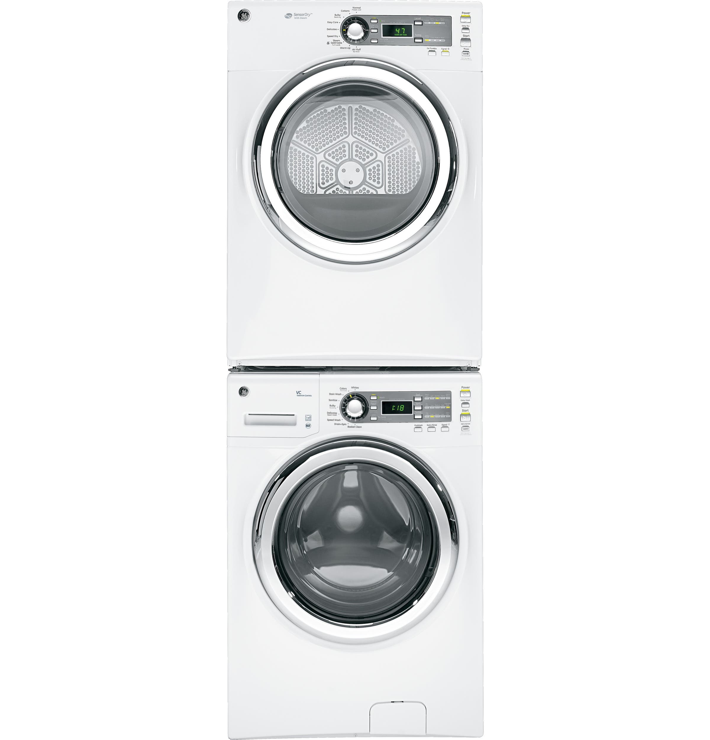 GE GFWS1500DWW 27" Front-Load Washer
