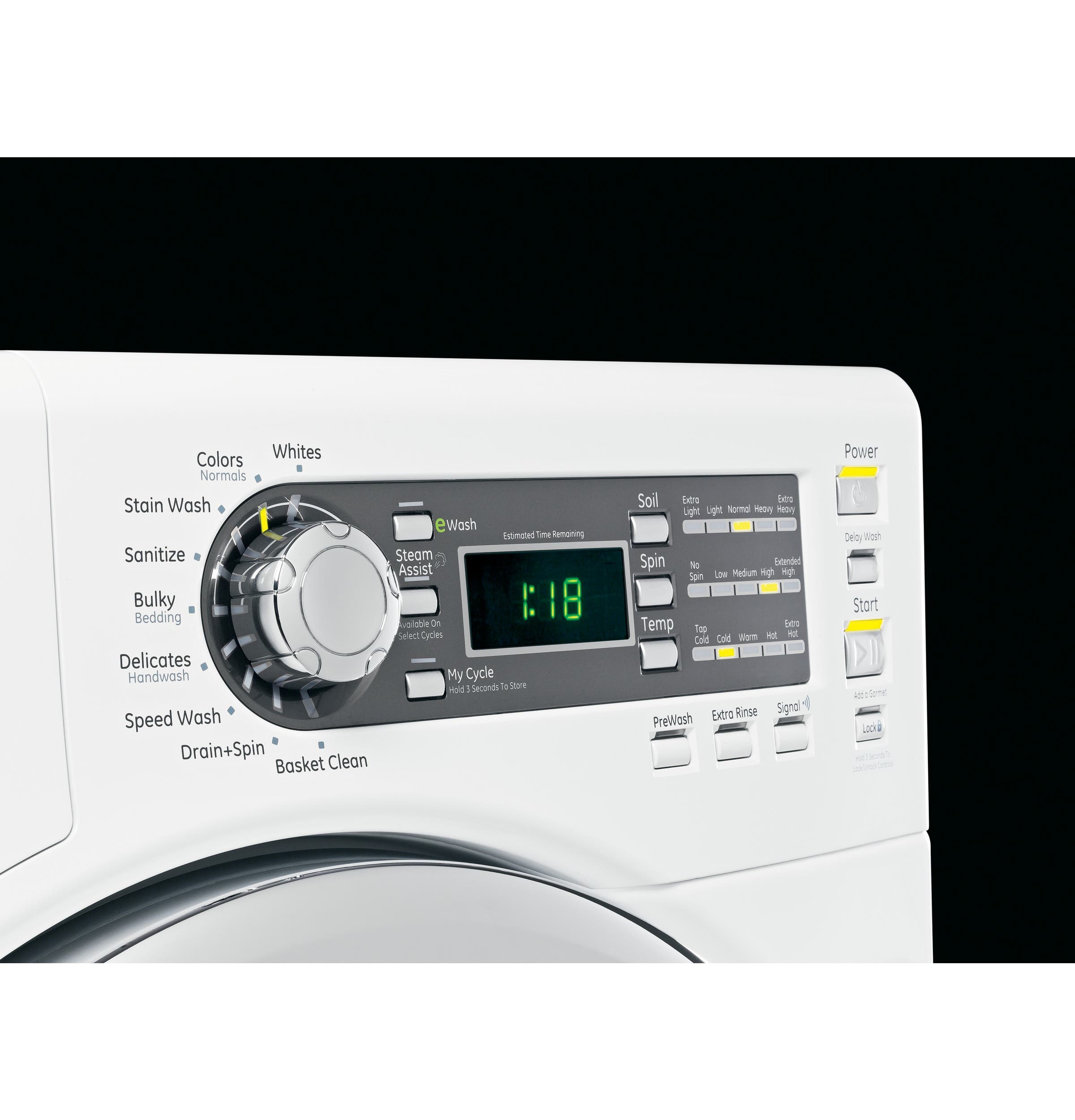 GE GFWS1500DWW 27" Front-Load Washer