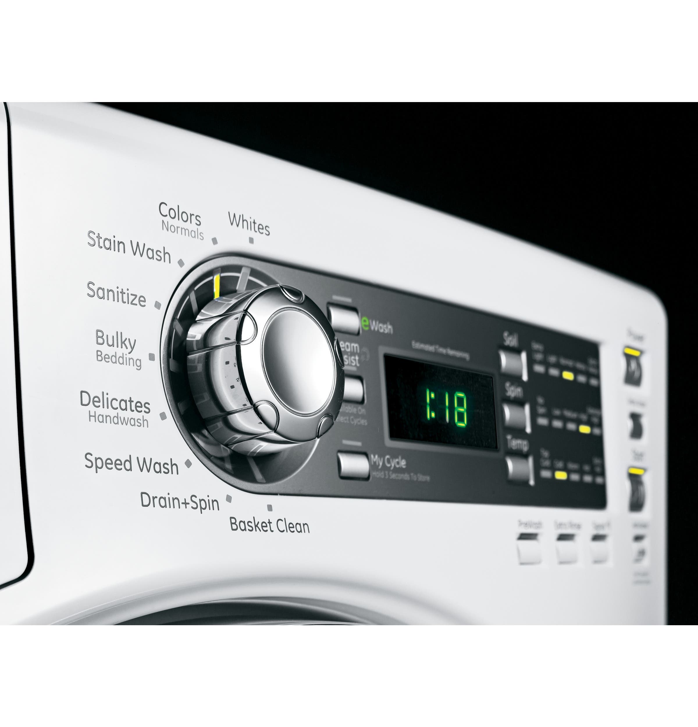 GE GFWS1500DWW 27" Front-Load Washer