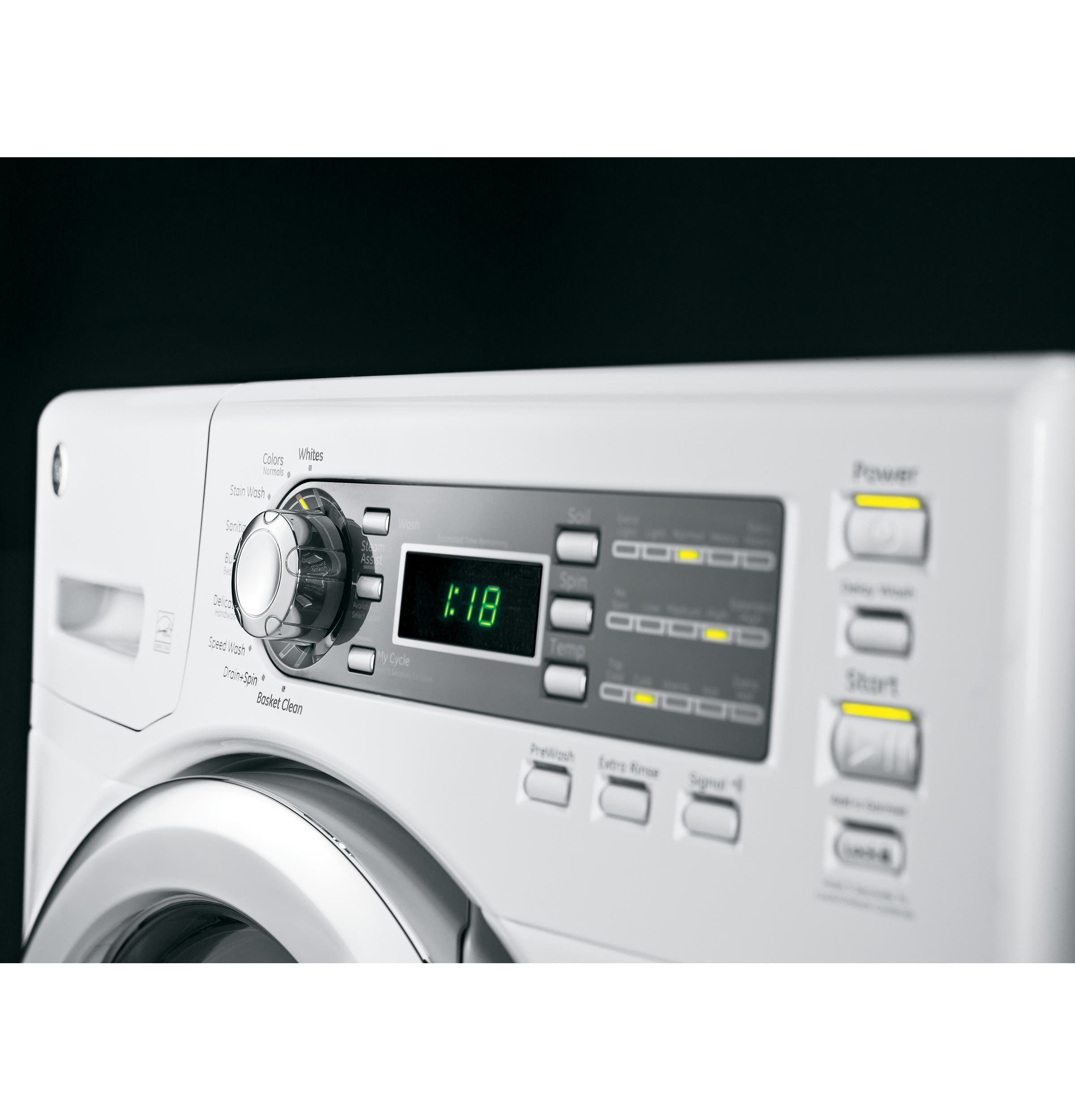 GE GFWS1500DWW 27" Front-Load Washer