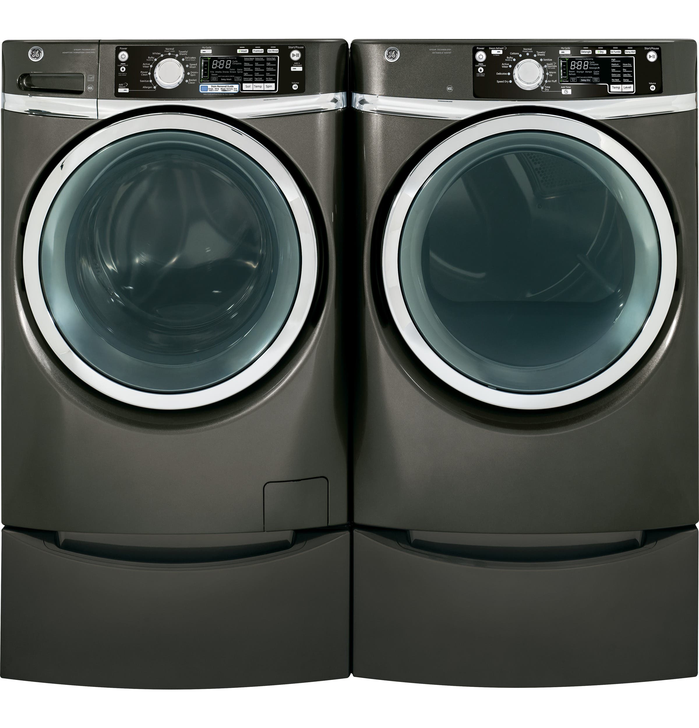 GE GFWS2605FMC Metallic