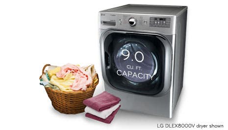 LG DLGX8501V 29 Inch 9.0 cu. ft. Gas Dryer