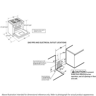GE C2S985SETSS 30 Inch Slide-in Dual Fuel Range