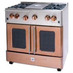 Bluestar RNB364FTMSLIC 36" PRO RNG LP - INFSED COPPER