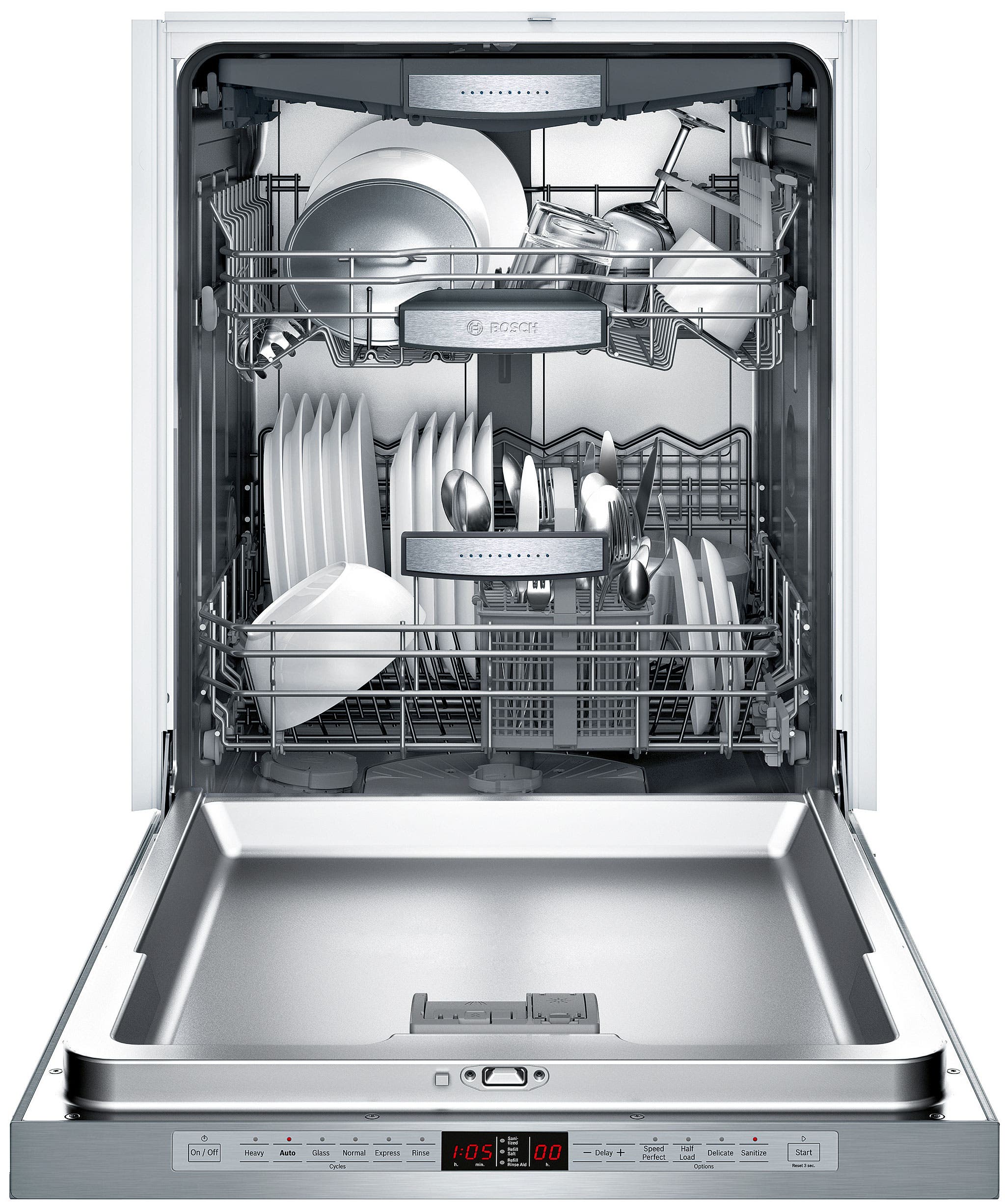 Bosch SHE9PT55UC Stainless Steel