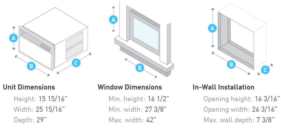Friedrich SS08N10B 8,000 BTU Room Air Conditioner