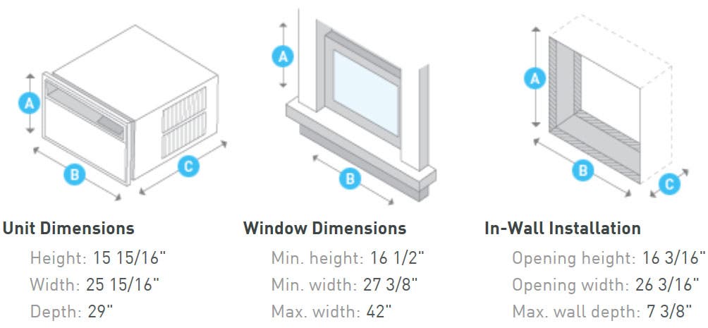 Friedrich SS10N10B 9,700 BTU Room Air Conditioner