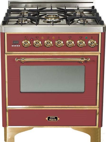Ilve UM76DVGGRB Burgundy Red