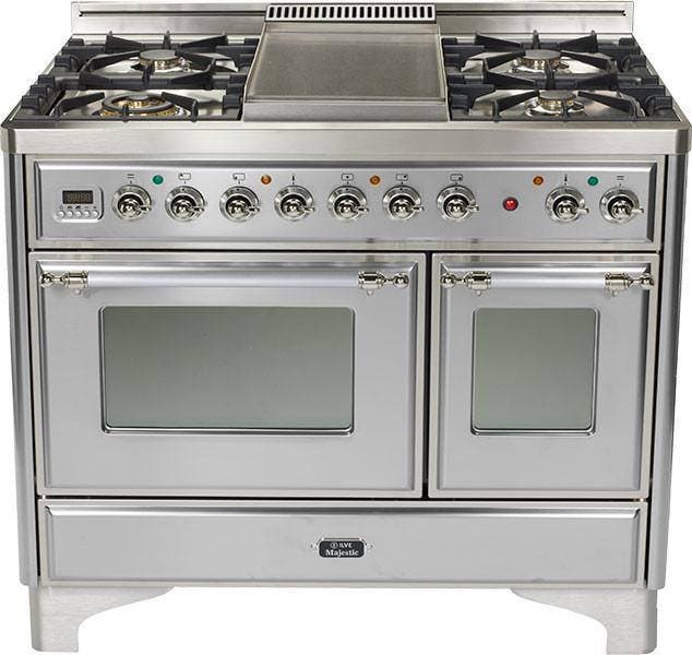 Ilve UMD1006MPI Stainless Steel with Brass Trim