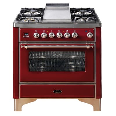 Ilve UM90FMPRBX Burgundy Red