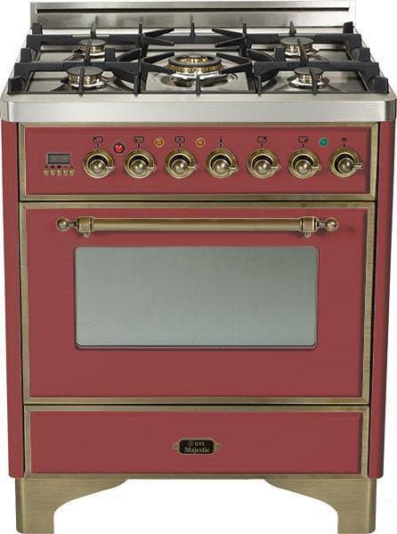 Ilve UM76DVGGRBY Burgundy Red