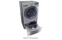 27 Inch 4. 3 cu. ft. Front Load Washer with 12 Wash Cycles, 1,300 RPM, Steam Cycle, LG Twin Wash Compatibility, TurboWash, Allergiene Cycle, Brights, SenseClean, LoDecibel Quiet Operation, NeveRust Stainless Steel Drum and ENERGY STAR