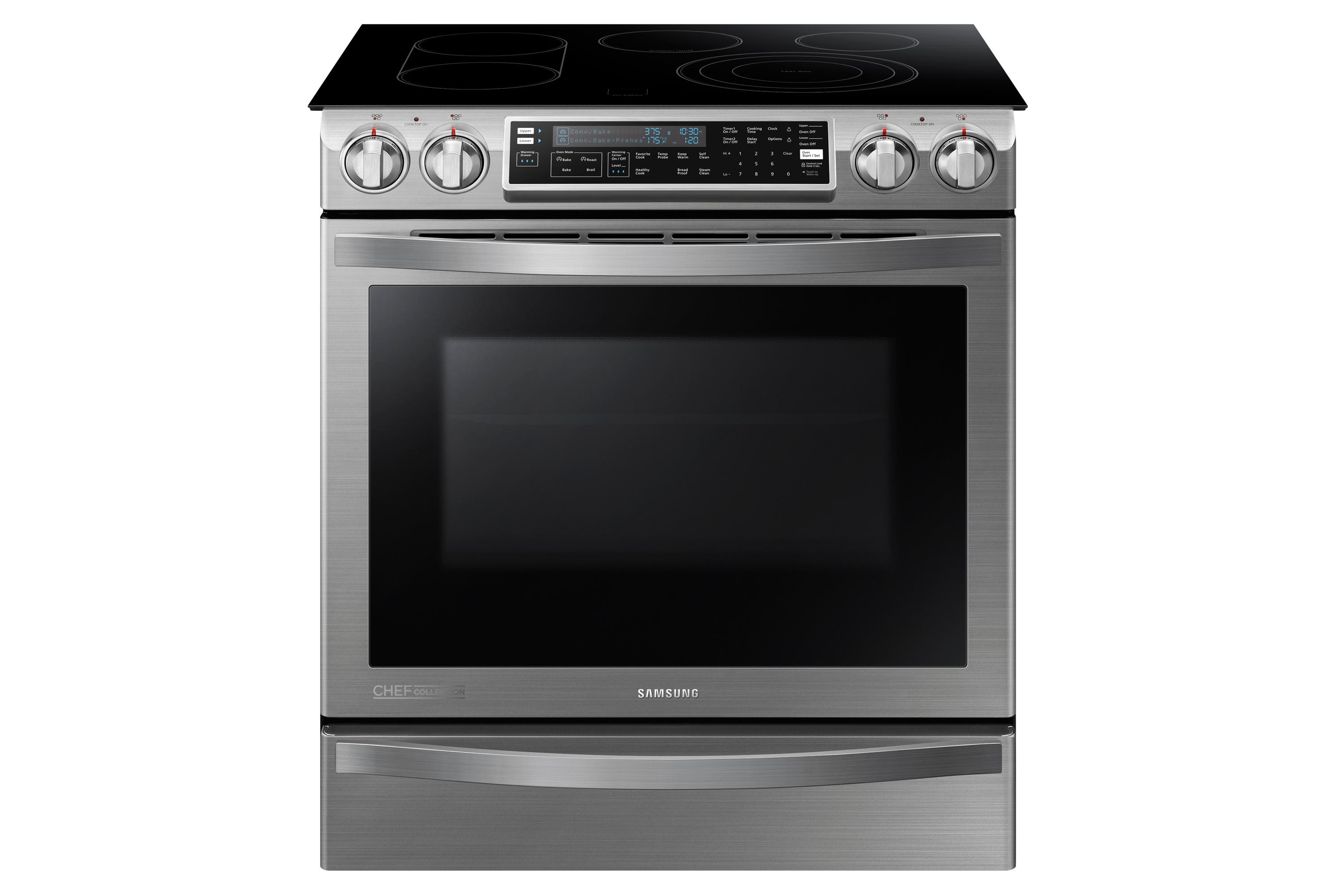 Samsung NE58H9950WS 30 Inch Slide-In Electric Range