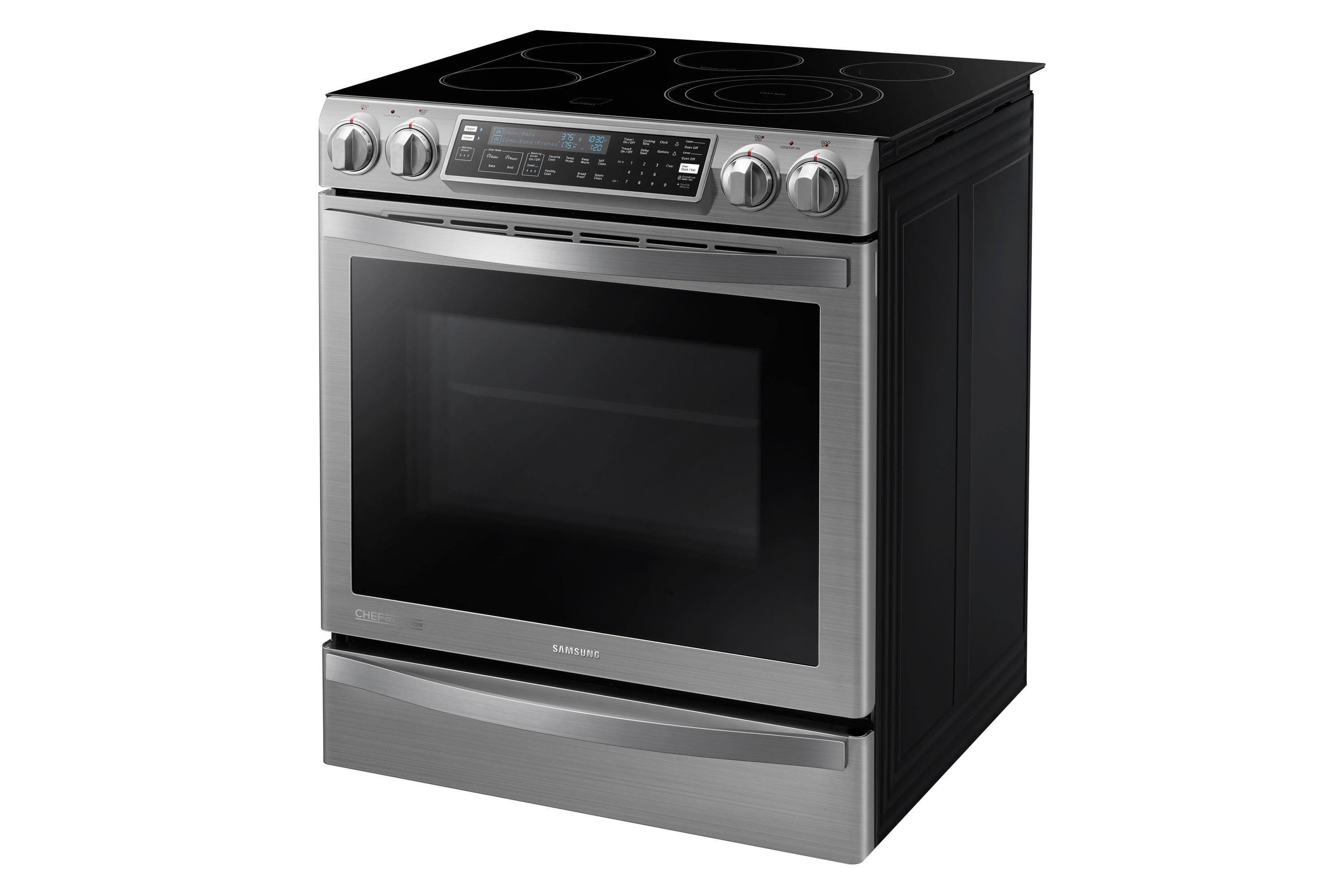 Samsung NE58H9950WS 30 Inch Slide-In Electric Range