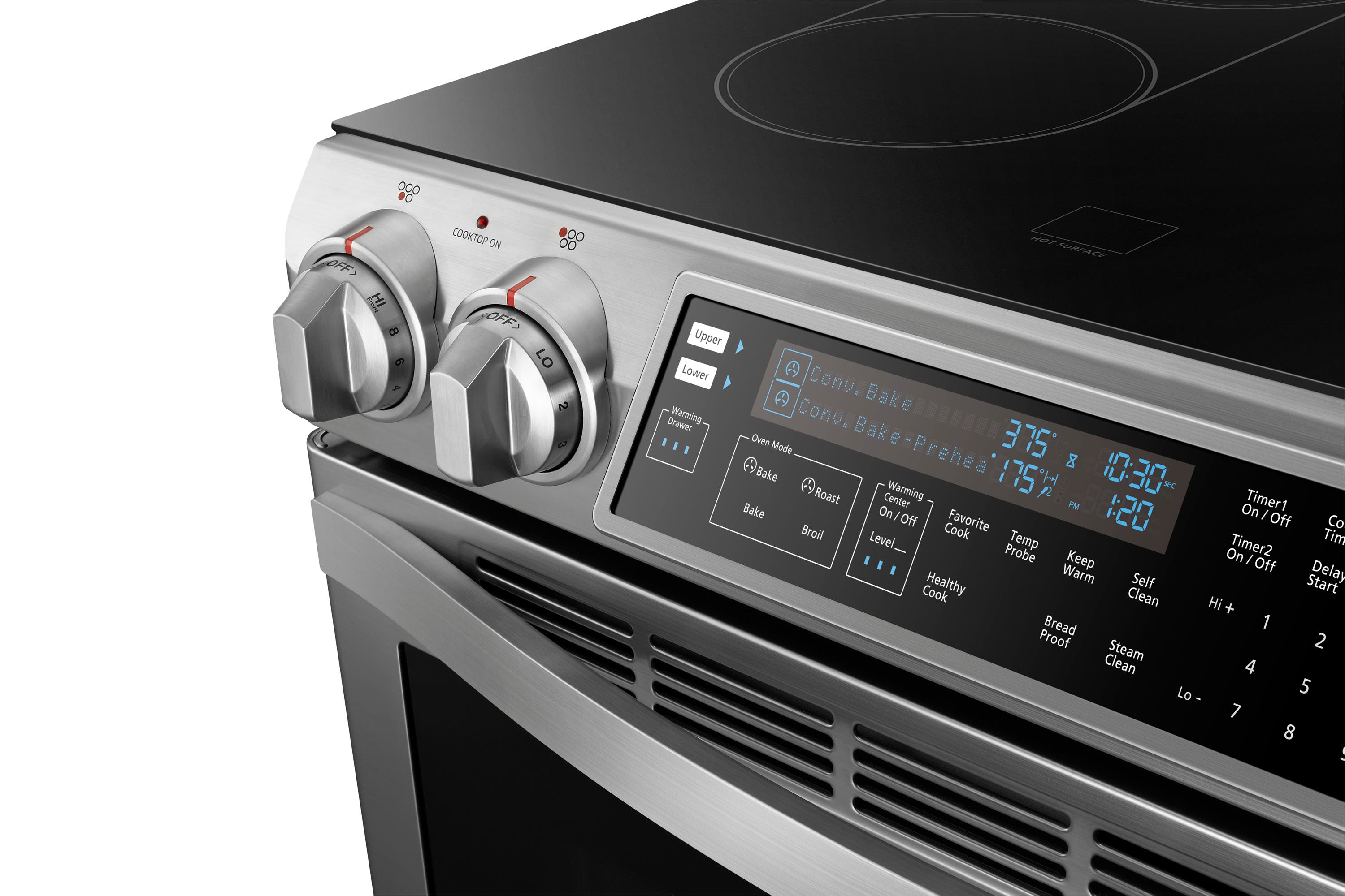 Samsung NE58H9950WS 30 Inch Slide-In Electric Range