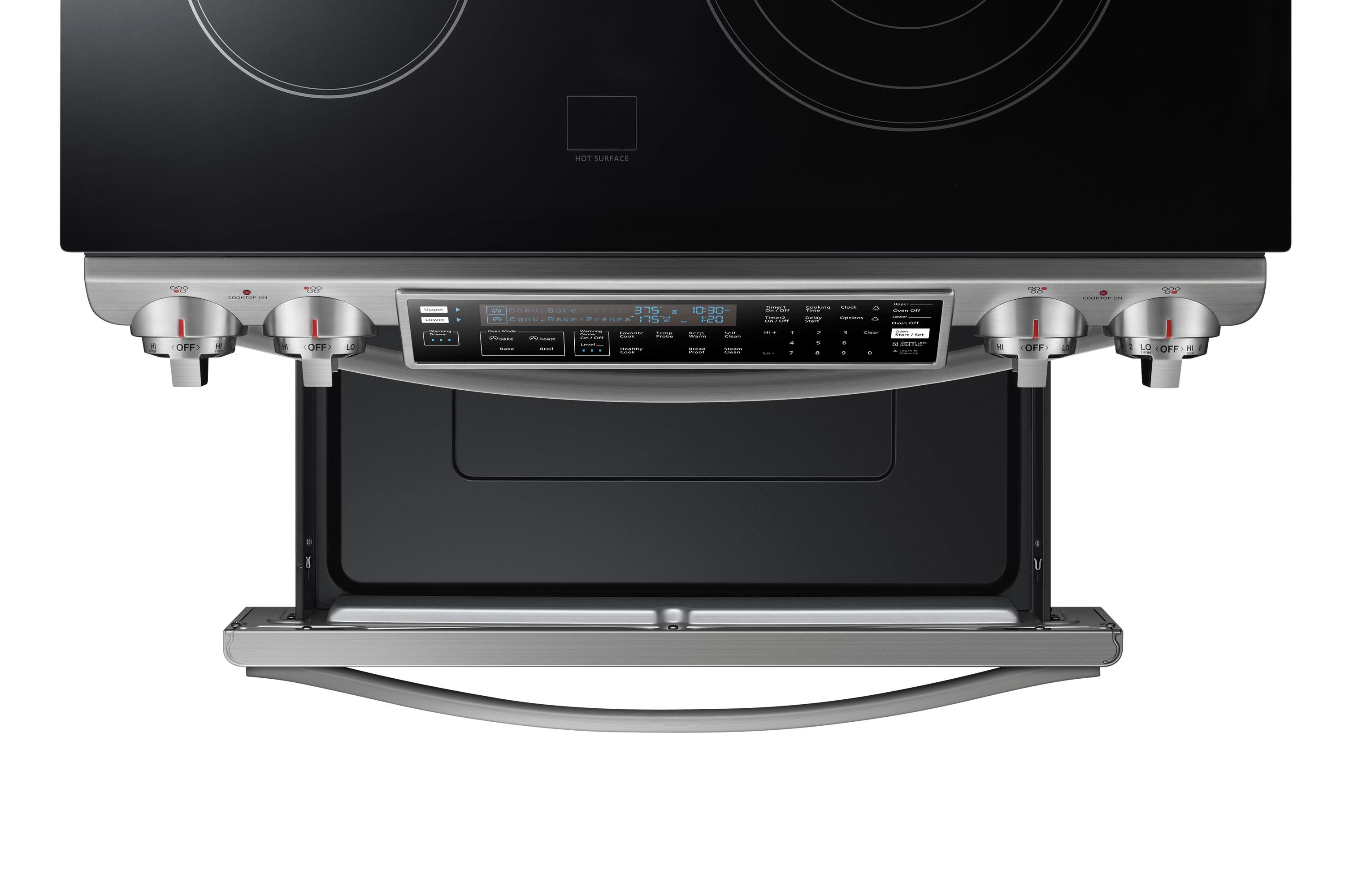 Samsung NE58H9950WS 30 Inch Slide-In Electric Range