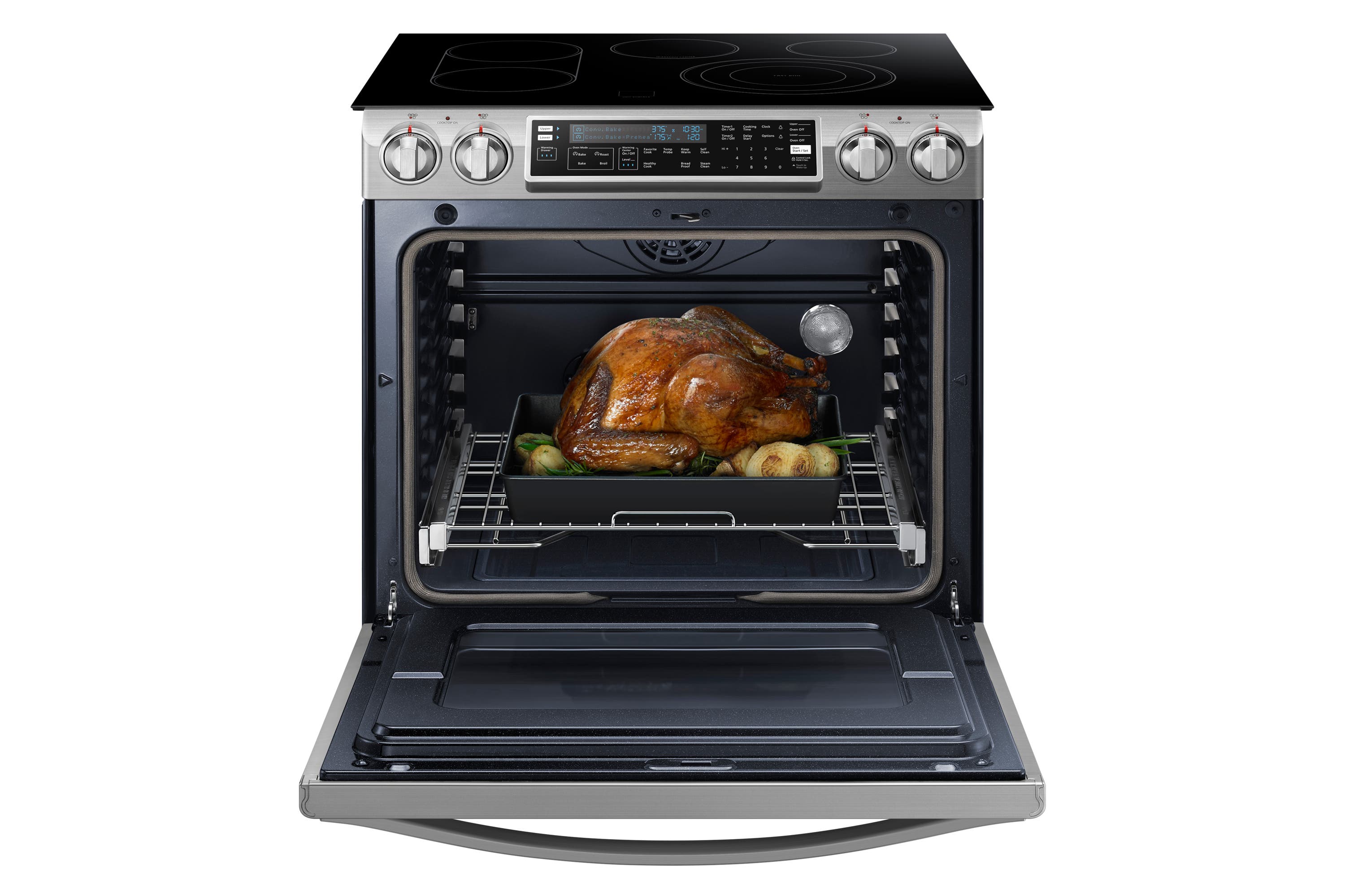 Samsung NE58H9950WS 30 Inch Slide-In Electric Range