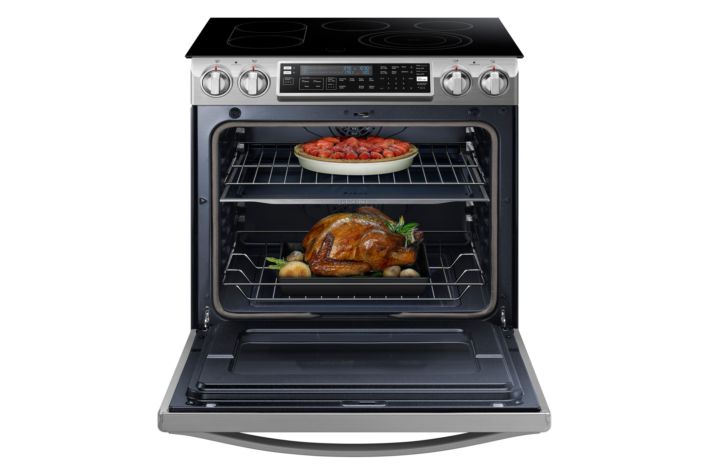 Samsung NE58H9950WS 30 Inch Slide-In Electric Range