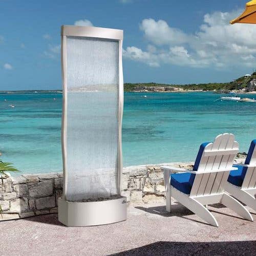 Napoleon WF15SST Free Standing, See Thru Wave Top Waterfalls