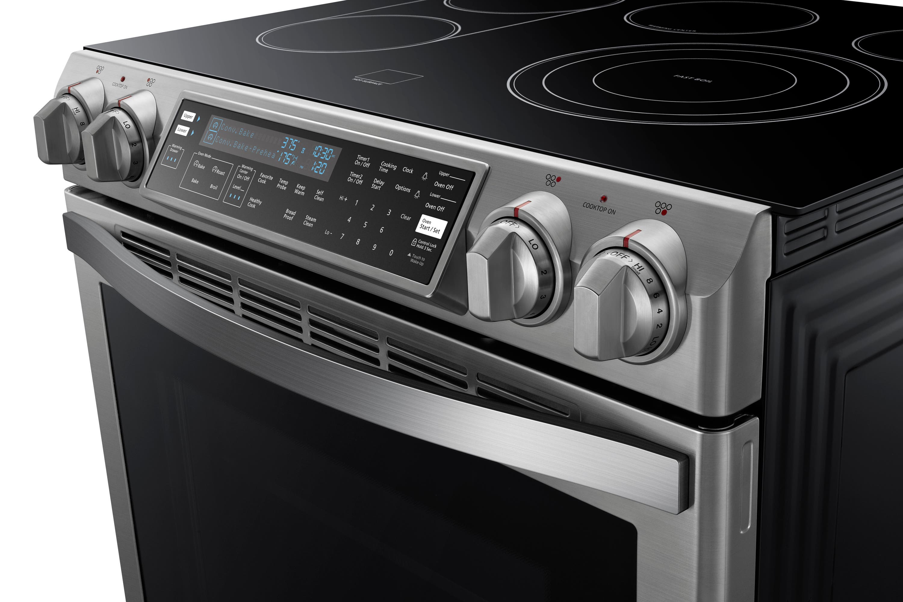 Samsung NE58H9950WS 30 Inch Slide-In Electric Range