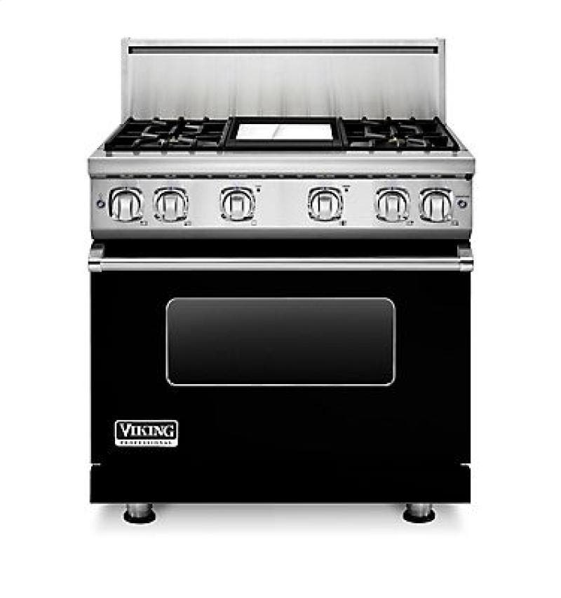 Viking VGR7364GBK Black, Natural Gas