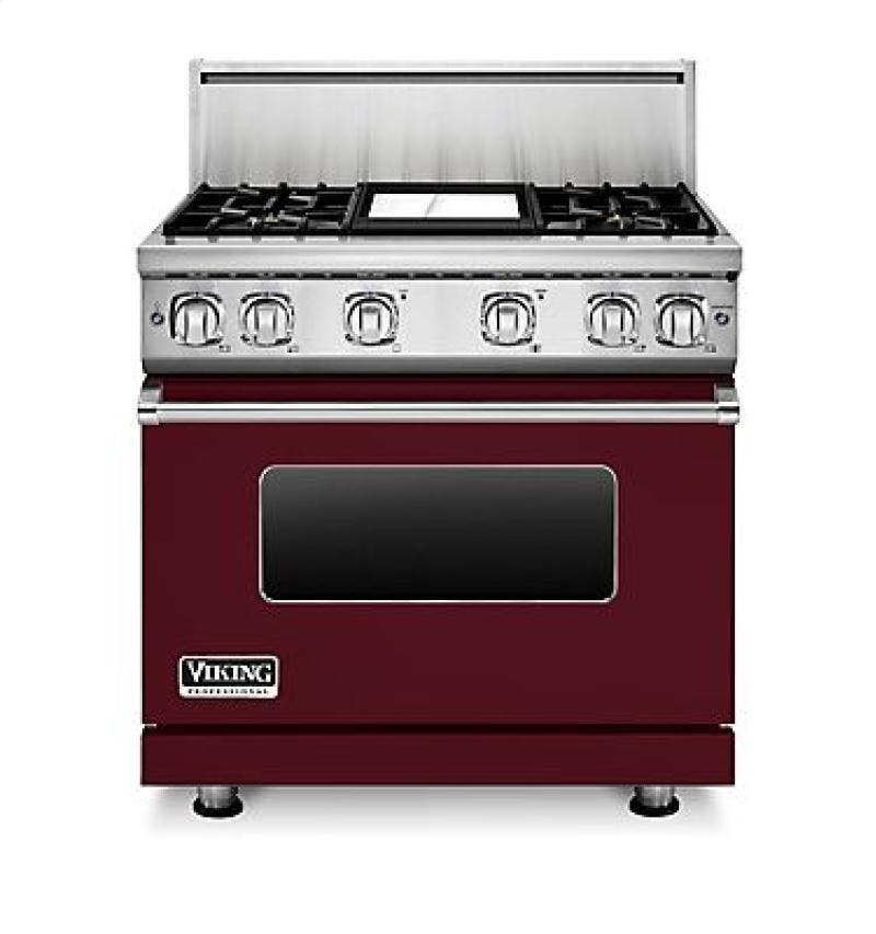 Viking VGR7364GBU Burgundy, Natural Gas