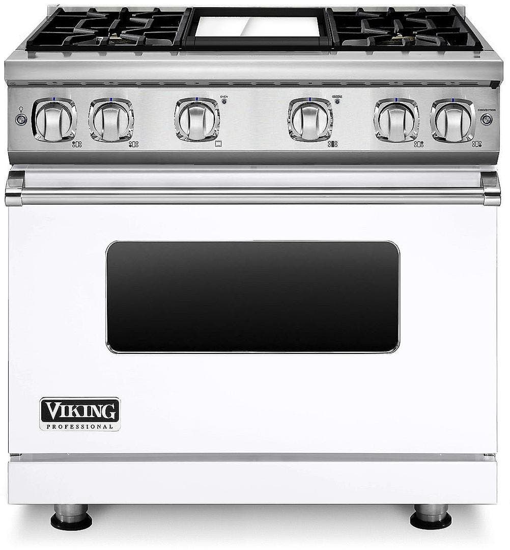 Viking VGR7364GWHLP White, Liquid Propane