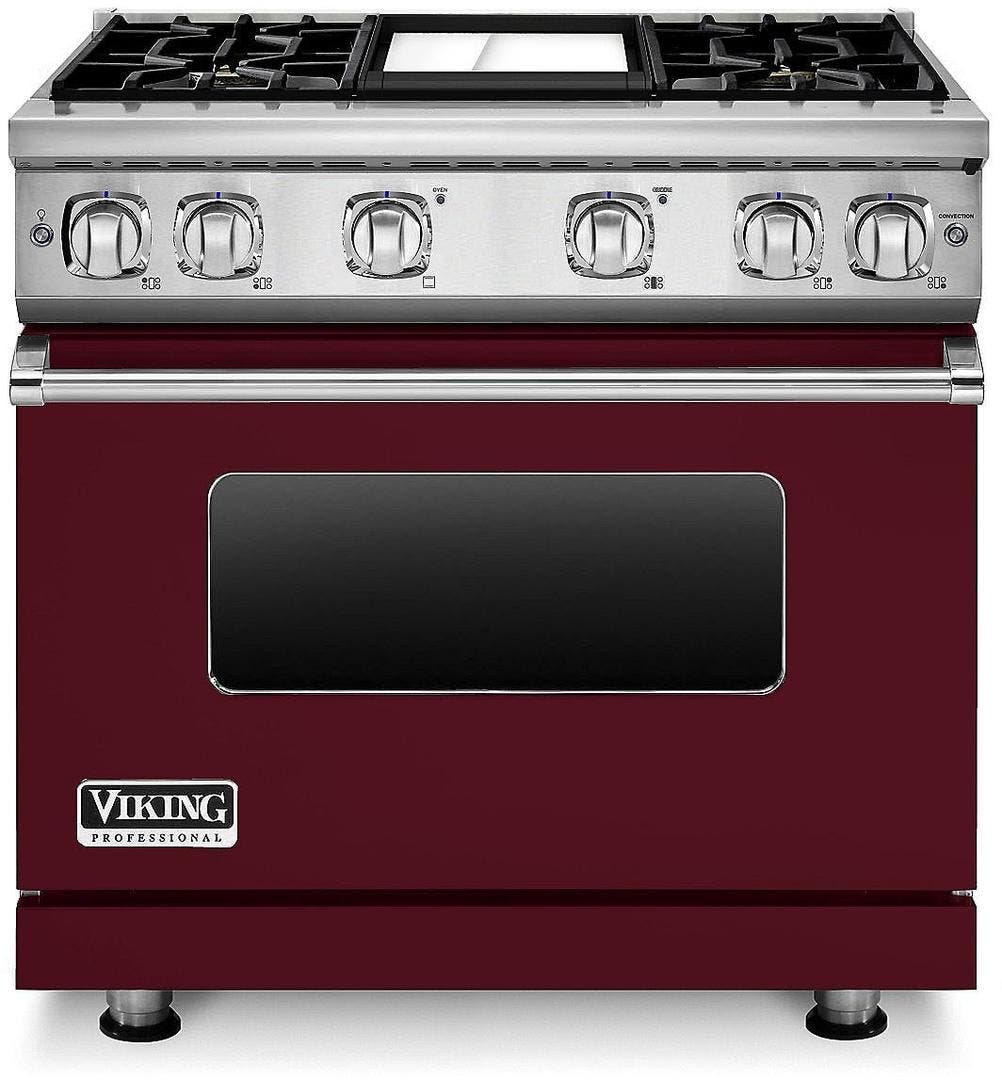 Viking VGR7364GBULP Burgundy, Liquid Propane