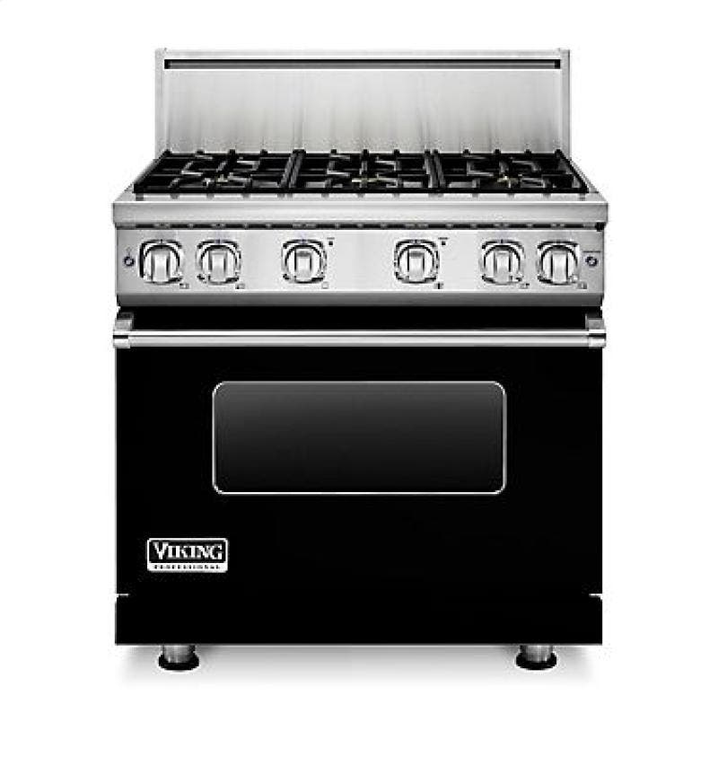 Viking VGR7366BBK Black, Natural Gas
