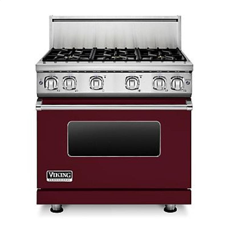 Viking VGR7366BBU Burgundy, Natural Gas