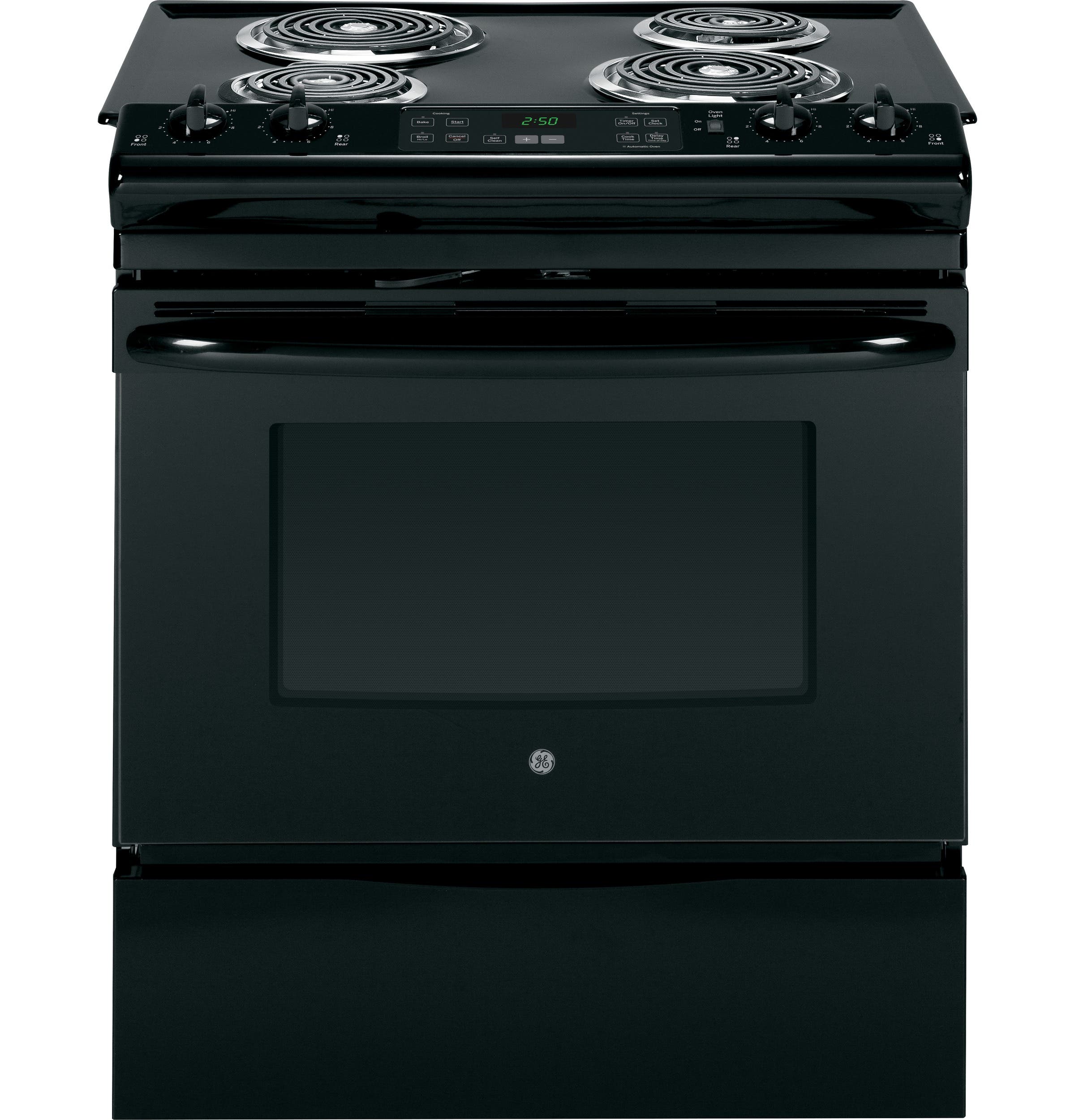GE JS250DFBB Black