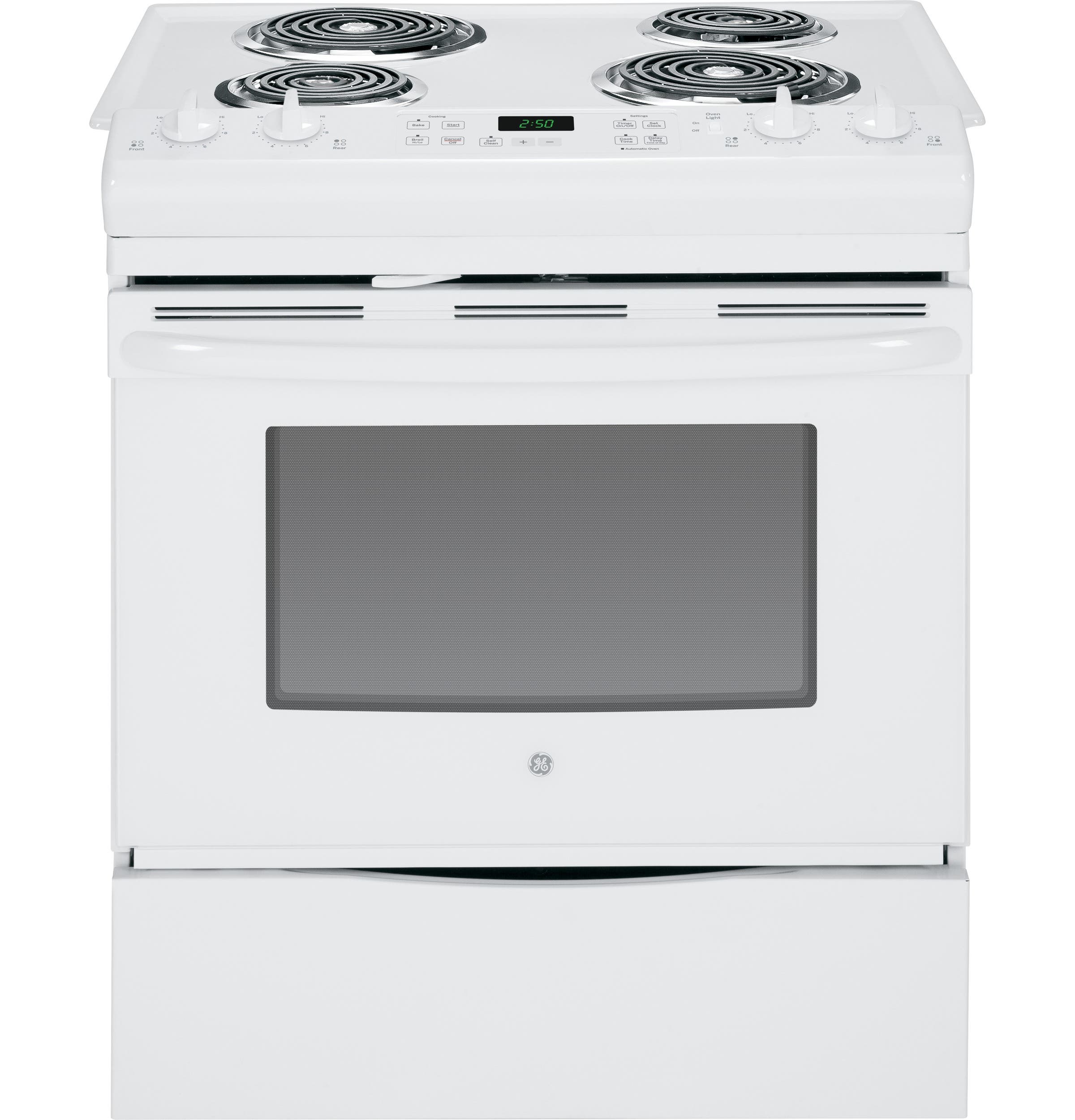 GE JS250DFWW White