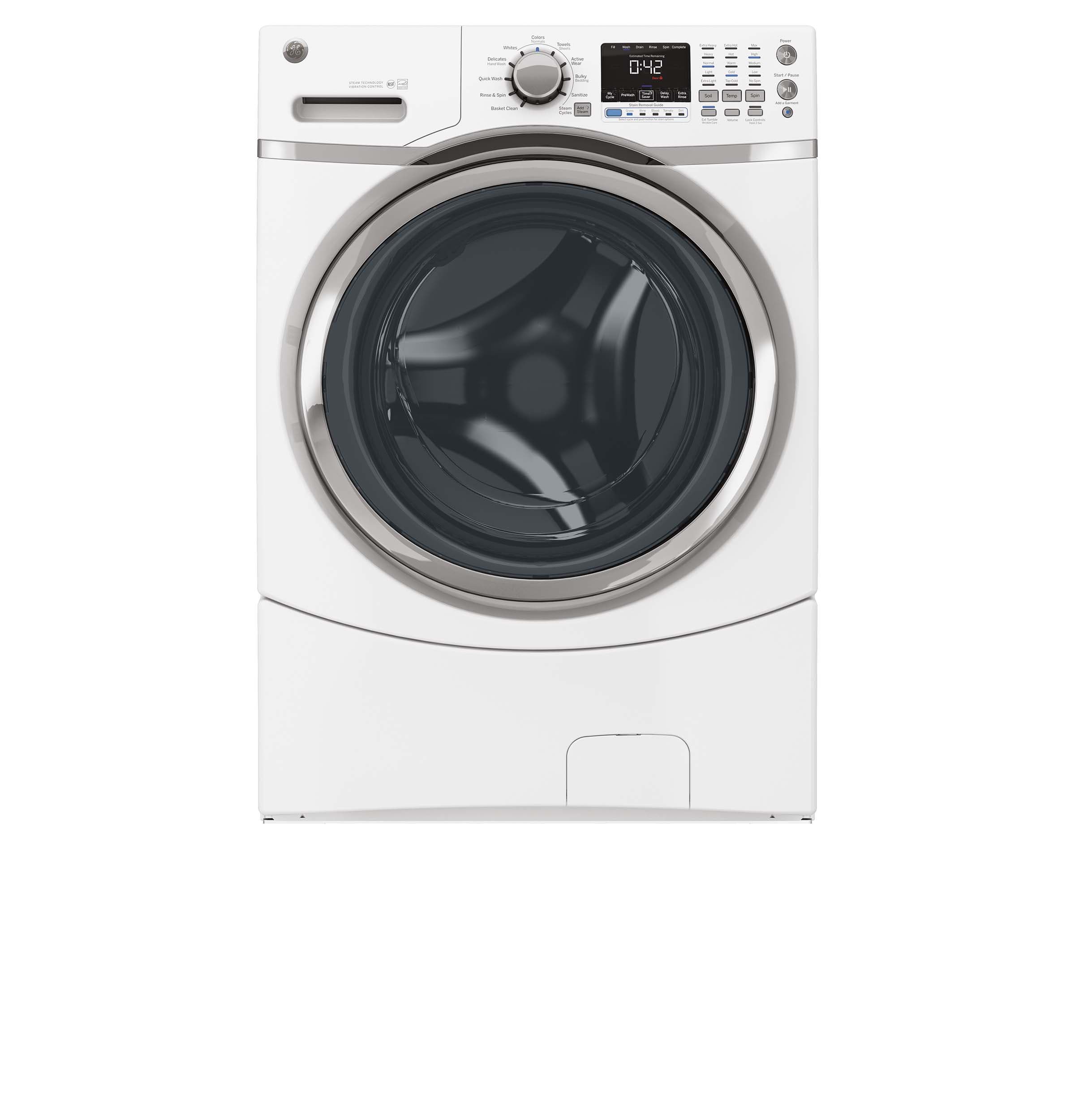 GE GFWS1700HWW White