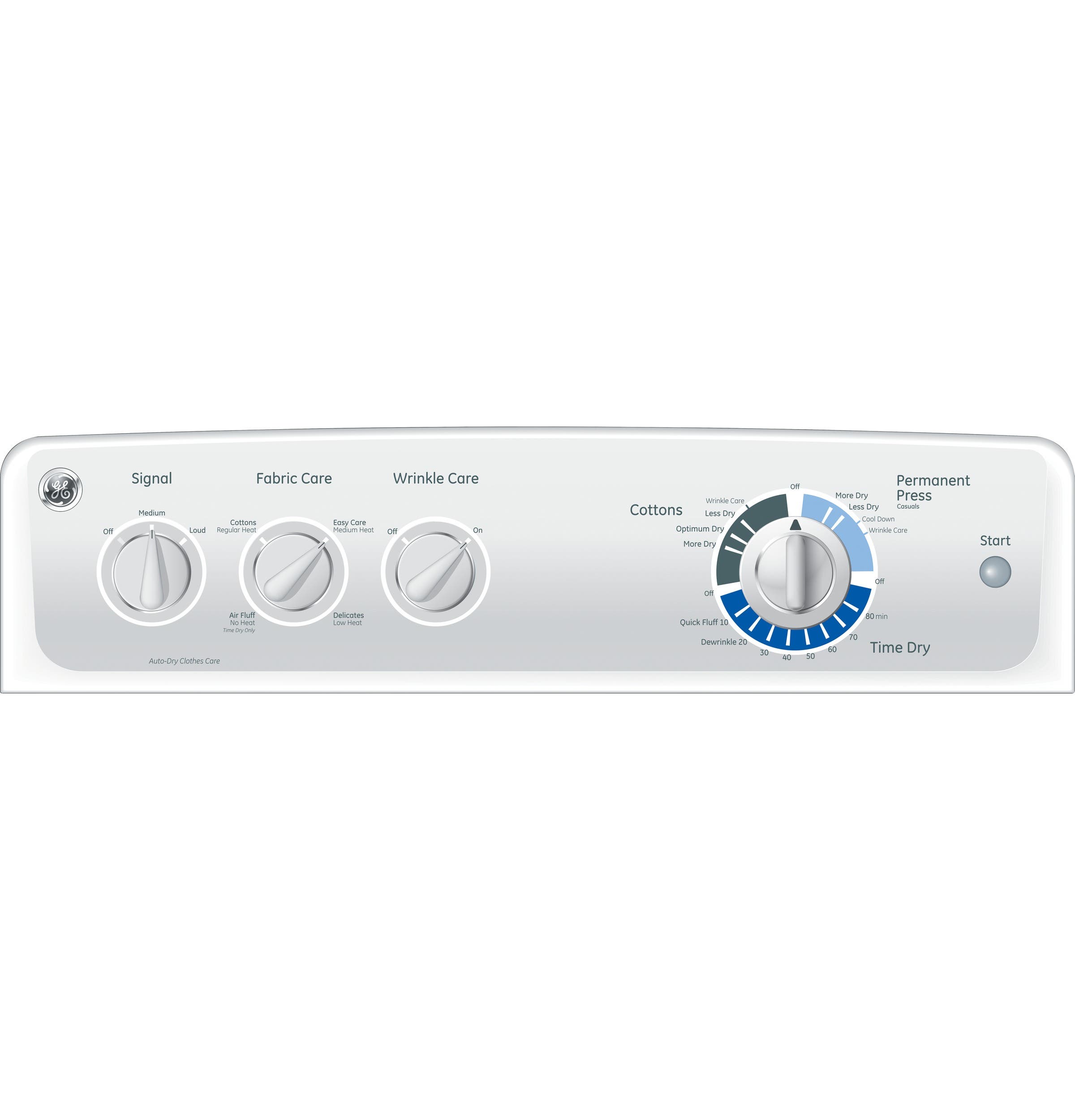GE GTDP280EHWS 27" Electric Dryer