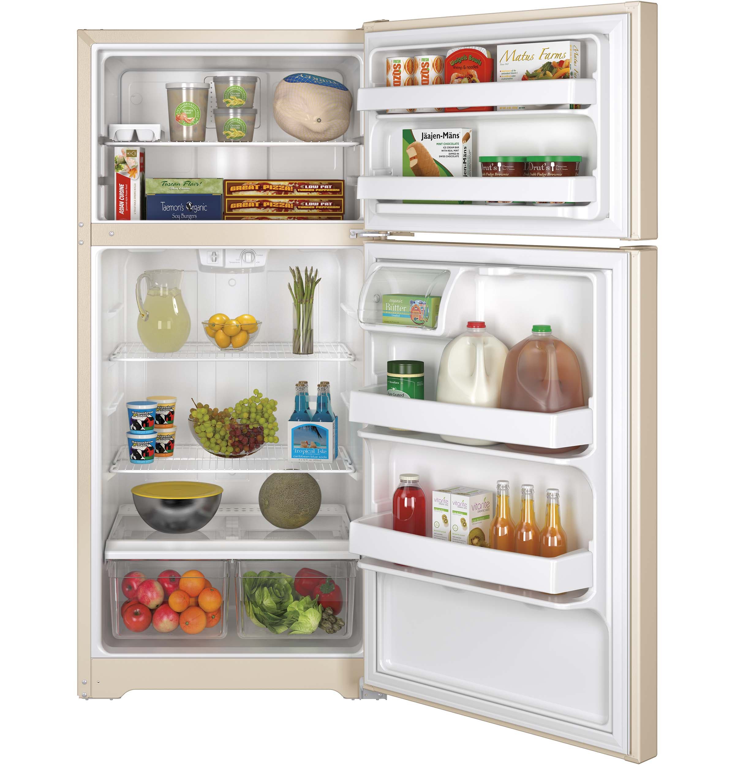 GE GTS15CTHRCC Bisque, Right Door Swing