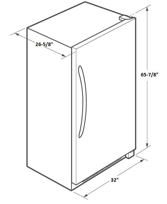 Frigidaire FKC17F7QT 16.7 cu. ft. Convertible Freezer/Refrigerator