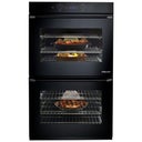 27" Double Electric Wall Oven with 4.5 cu. ft. Convection Ovens, 6 Cooking Modes, Steam Self-Clean, Hidden Bake Element and RapidHeat Broil Element