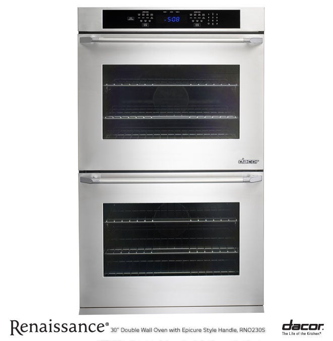 Dacor RNO230S 30" Double Electric Wall Oven with 4.8 cu. ft. Convection