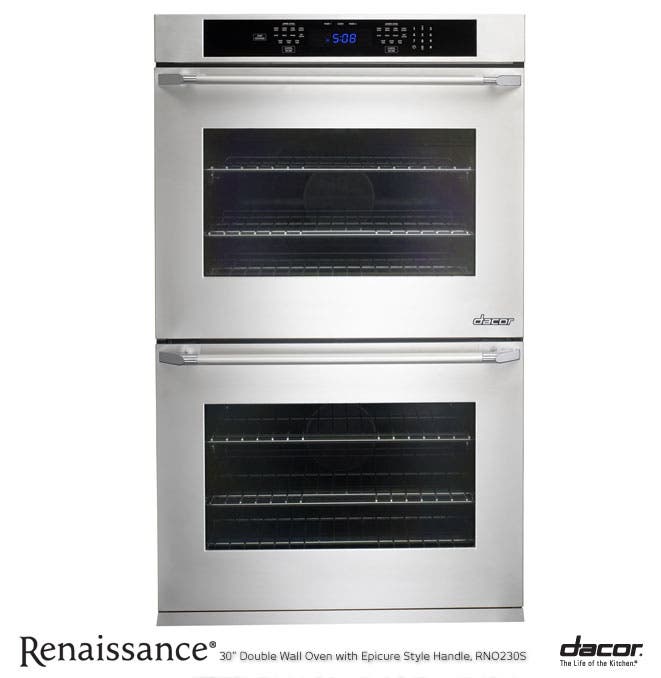 Dacor RNO230S Stainless Steel, Epicure Handle, Chrome Accents