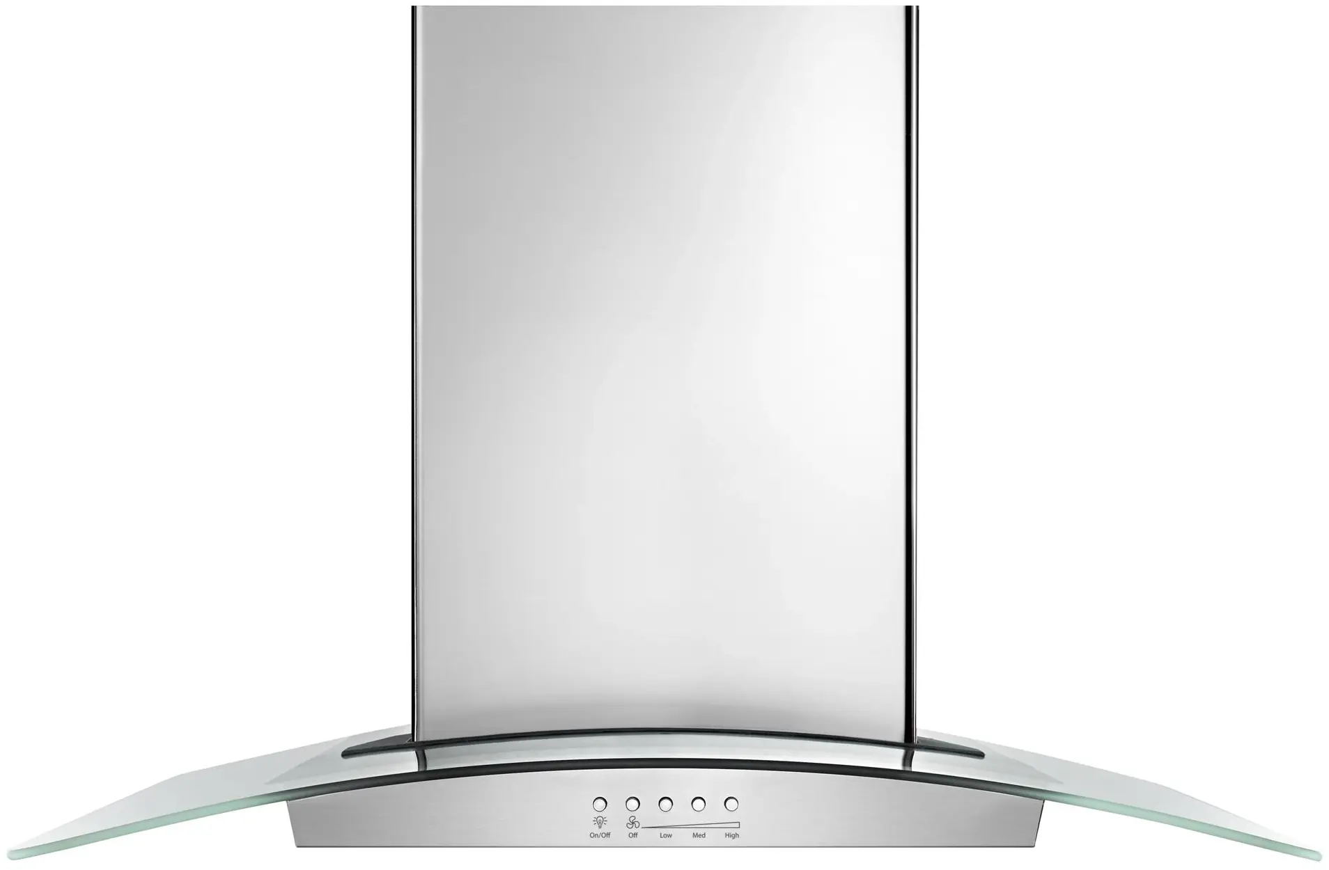 Wall Mount Chimney Range Hood with 400 CFM, LED Lighting, Noise Reduction Technology and Perimetric Venting Technology