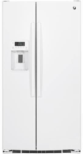 GE DSE25JGHWW white
