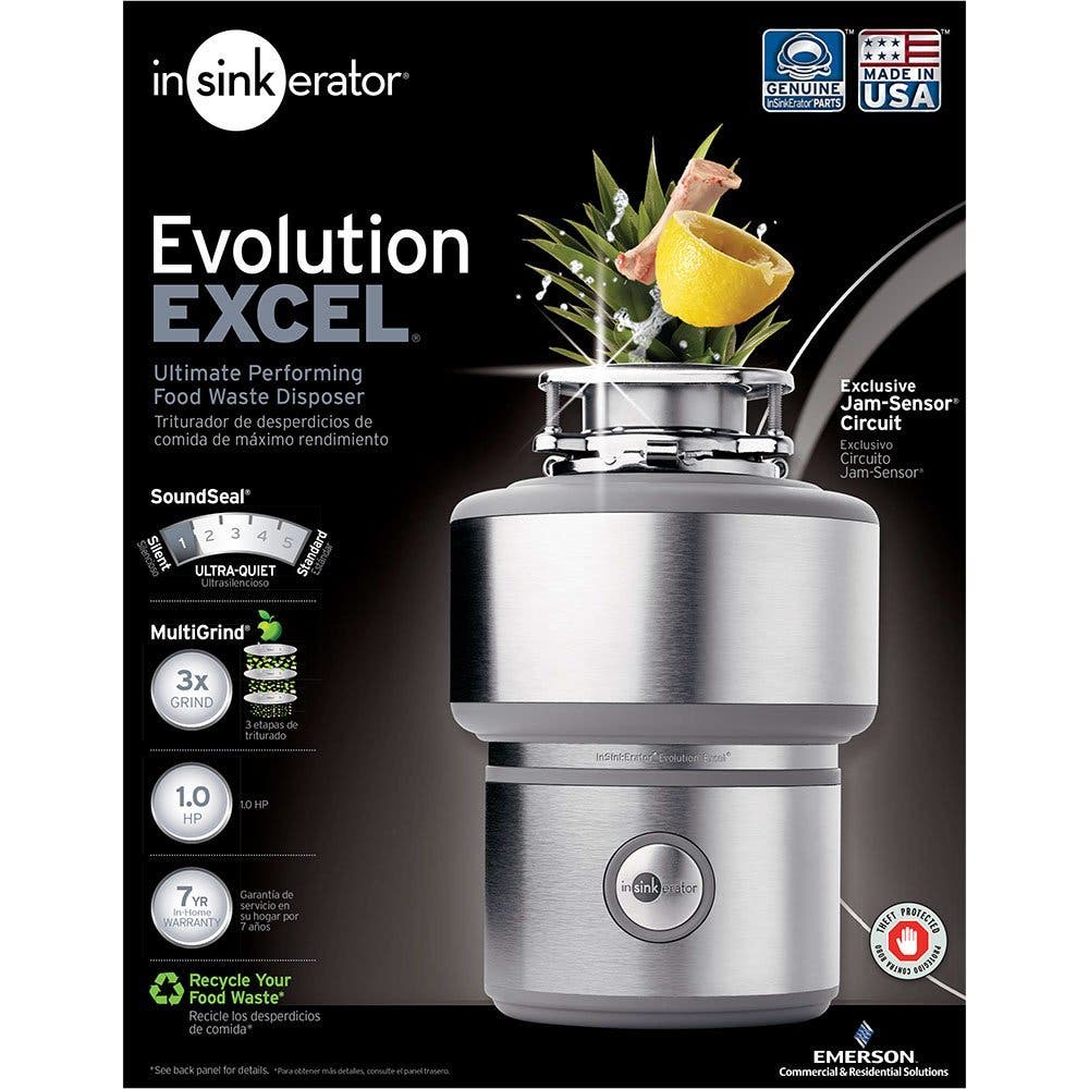 Insinkerator EXCEL 1 HP Continuous Feed Waste Disposer
