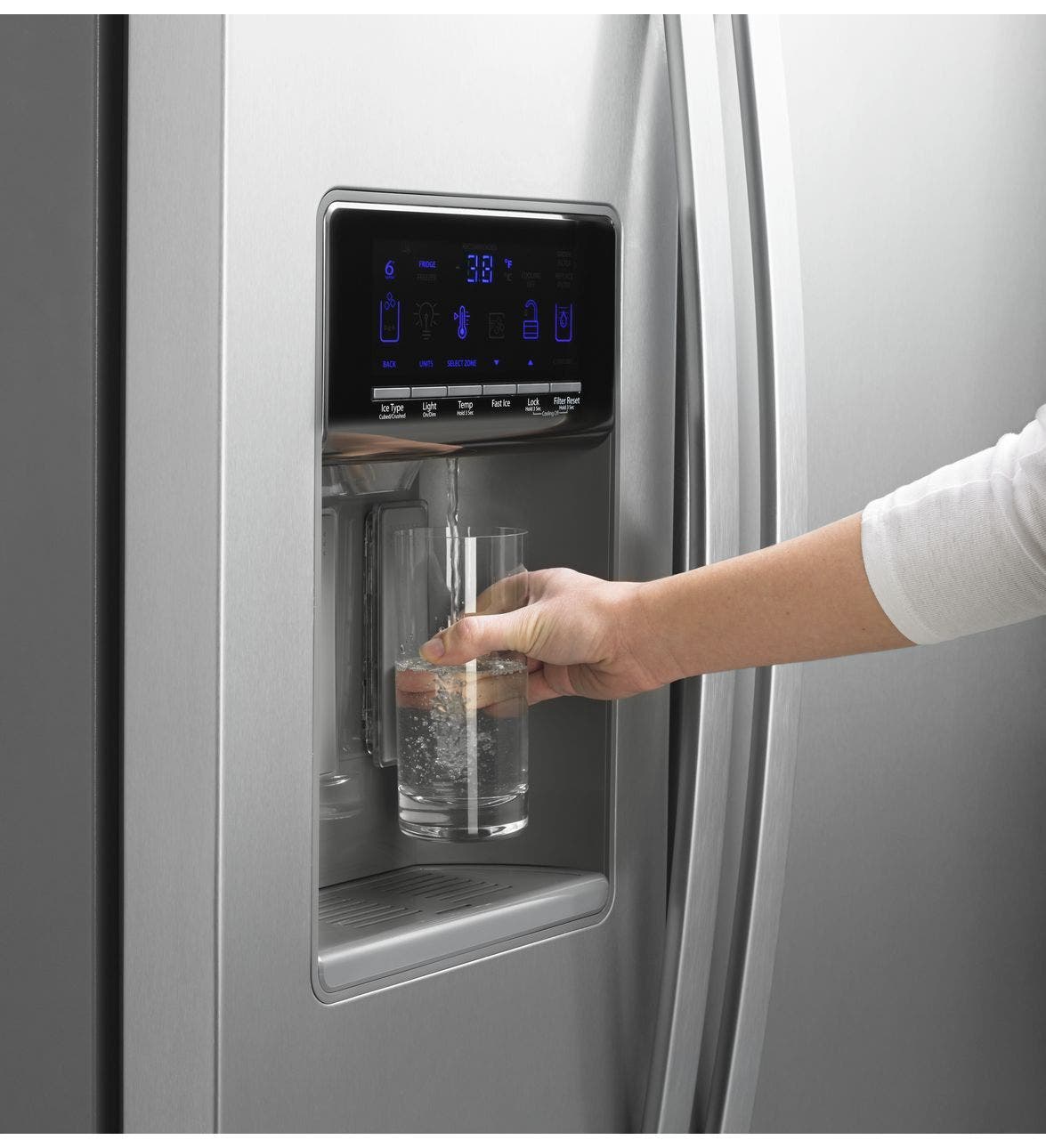 Whirlpool WRS571CIDM Monochromatic Stainless Steel