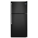 18. 2 cu. ft. Top Freezer Refrigerator with 3 Shelves, 5 Door Bins, PowerCold Feature, BrightSeries LED Lighting, Handles and Reversible Door Swing 