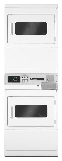 Maytag MLE24PDAWW 27" Front Load Commercial Electric Dryer