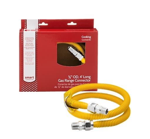Frigidaire 5304490730 Smart Choice 4 ft. Long 5/8" Range Gas Connector